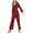Red - burgundy, variant on bar III Womens Solid Bodysuit Jumpsuit, Red, X-Small