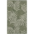 thumbnail image 2 of Nourison Garden Oasis Indoor/Outdoor Green Ivory 3' x 5' Area Rug (3x5), 2 of 9