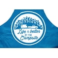 thumbnail image 2 of Camco Life is Better at The Campsite Adjustable Cooking Apron- Teal with White Logo, Great for Baking Cooking and Grilling! (53258), 2 of 5
