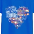 thumbnail image 4 of TOWED22 Boys Short Sleeve T Shirts Kids Summer Crewneck Tops Loose Fit Basic Tees 5-14 Years(Blue,9-10 Y), 4 of 4