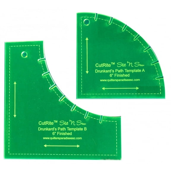 CutRite, Slit 'N Sew Drunkards Path Template