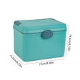 thumbnail image 4 of Portable Medicine Box under $5! Yannianjz Portable Household Storage Box, Multi-Layer Emergency First Aid Kit Organizer, Plastic Medicine Box for Home Travel, Compact Storage Container for Essentials, 4 of 9