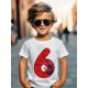 thumbnail image 3 of Camisetas de cumpleaños para niños de 1 a 9 años de Disney Marvel Spider Man, camisetas para niños, camisetas de fiesta para niñas con ropa, camisetas de moda para niños, 3 of 5
