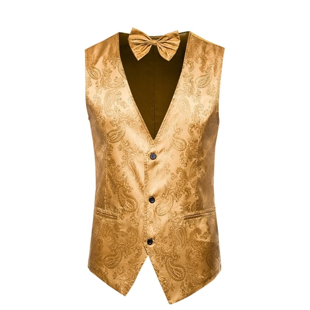 Camiseta de Moda de Corbata para Hombre con Bolsillos de Impresión, Blusa sin Mangas con Cuello en V para Uso Casual Y Diario