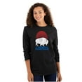 thumbnail image 3 of Vintage Patriotic American Buffalo Long Sleeve TShirt Men Women Brisco Brands S, 3 of 6