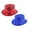 Red/Blue, variant on Glitter Top Hat Jazz Fedora Hat Vibrant Multicolor Party Costume Accessory Durable Lightweight Festive Performance Decor Fashionable Headwear 57cm/22.44''