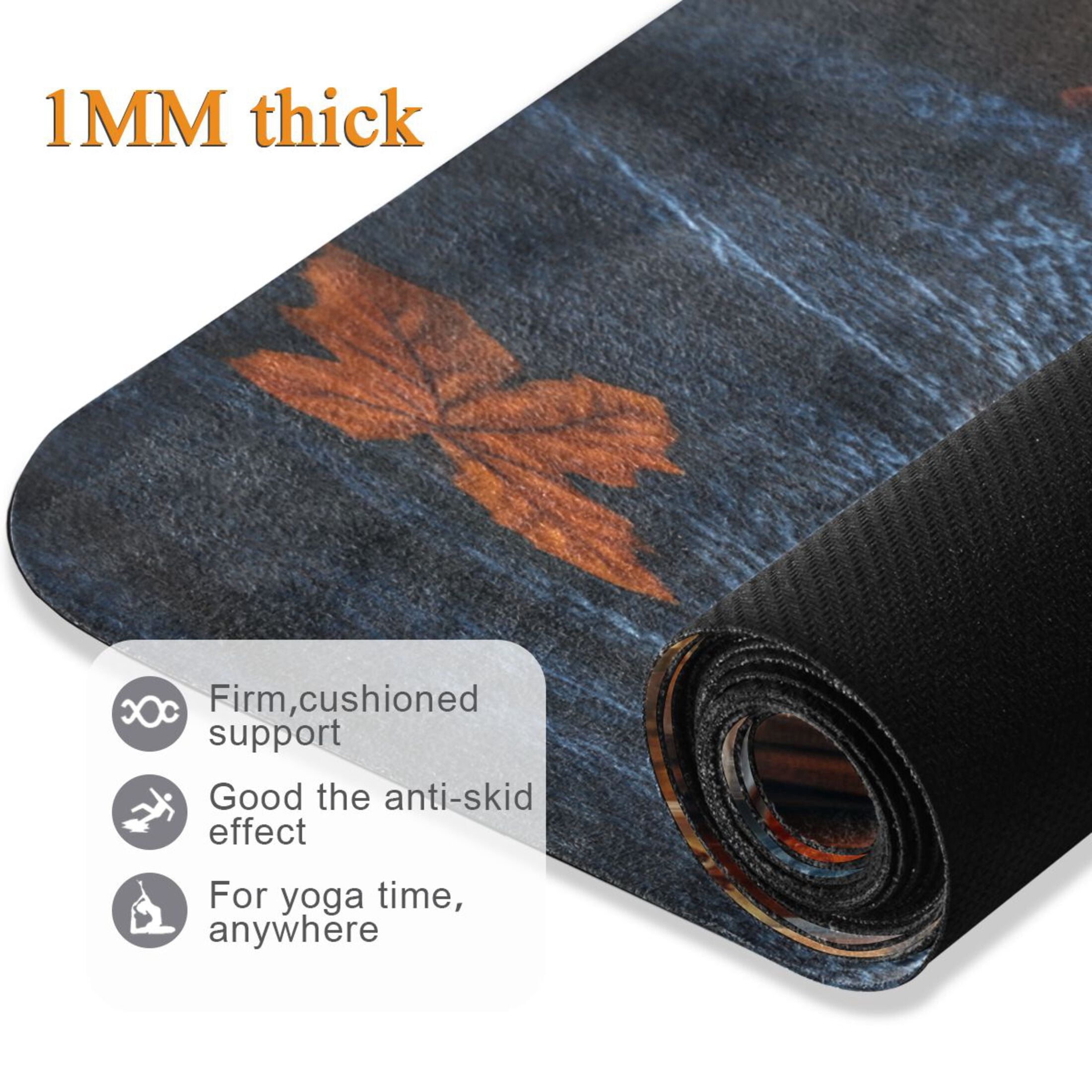 BZSMCE Yoga Mat Women Ffyy3_a_cozy_autumn_scene_with_an_open_book_pumpkin_and_leaves__6fc384bd-4a5f-4c6c-886f-065a6defeaff Fitness Mat