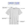 thumbnail image 3 of YFH sunbest Comfort Colors Men's Cotton T-Shirt, Crew Neck Short Sleeve Tee, Style G1737, 3 of 6