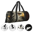 thumbnail image 3 of Defioc Noble Style Bald Eagle for Travel Duffle Bag,Weekender Bag Carry On Tote Bags Hospital Bag Large Capacity Sport Gym Bag for Men Women Fit for Trave, Gym,Weekend, 3 of 6