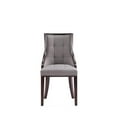 thumbnail image 4 of Manhattan Comfort Fifth 18.5" Faux Leather Dining Chair in Gray (Set of 2), 4 of 11