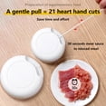 thumbnail image 4 of Ajo Chopper Shredders Grinders Triturador Portátil Acero inoxidable Master Condimento Hogar para frutas Carne Vegetal Inevent HA010353-00B, 4 of 6
