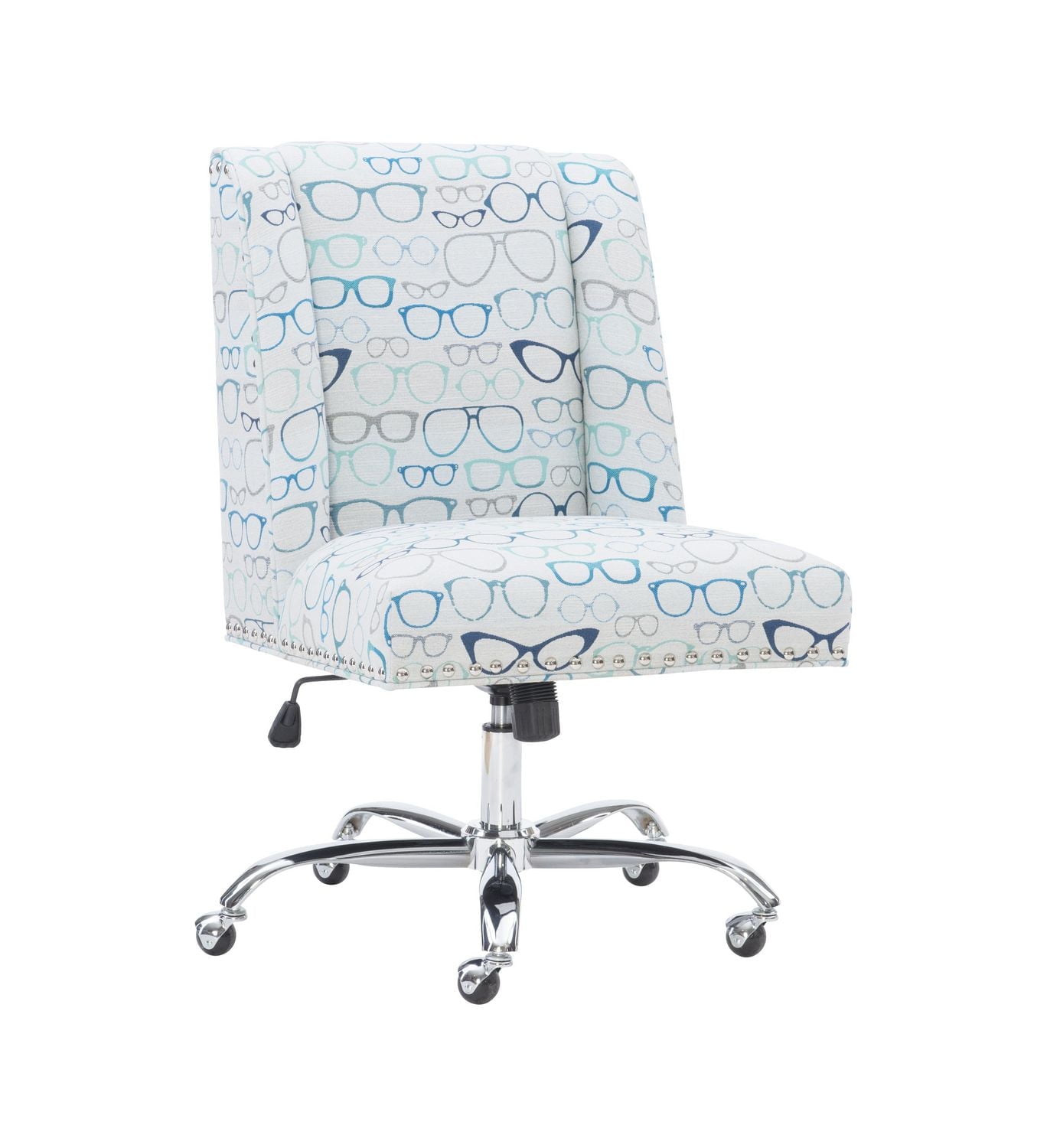 Chaise de bureau Monroe imprimée lunettes