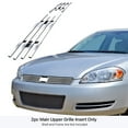 thumbnail image 2 of APS Compatible with Chevy Impala 2006-2013 & Monte Carlo 06-07 & Impala Limited 14-16 Main Upper Stainless Steel SS Billet Front Grill Grille Insert C65743A, 2 of 7
