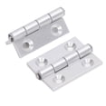 thumbnail image 1 of 2Pcs Hinges Aluminum Foldable Flat Open Resin Bushing Thickened Door Hinges Woodworking Tools, 1 of 14