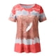 thumbnail image 1 of Gibobby Playera de Manga Corta con Cuello Redondo Tops para mujer, sudaderas para mujer, camisas manga larga con cuello redondo, Tops tipo túnica para mallas, camisa(Vino,M), 1 of 5