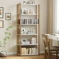 thumbnail image 5 of 6 Tier Bookshelves,Home Office Bookcase Shelf Storage Organizer,71 Inches Open Display Shelving Unit Large Open Bookcase for Bedroom,Living Room and Home Office, 5 of 8