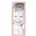 thumbnail image 2 of ArtToFrames 13" x 35" Pink Picture Frame, 13x35 inch Pink Wood Poster Frame (WOM-4120),  Pack, 2 of 7
