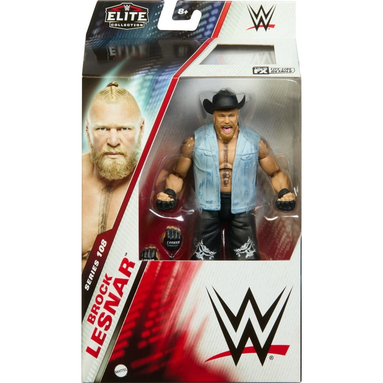 WWE Elite Brock Lesnar Action Figure, 6-inch Collectible Superstar