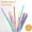 🔥 color_Hot#8815, variant on Disposable Plastic Neon Straws | Thickened Threaded Hard Reusable Rigid Straws | Assorted Bright Colors | 7.3mm Wide | 23cm Long | 100 Pack | Hot & Cold Beverage Use | BPA-Free, Dishwasher Safe