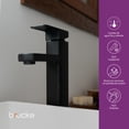 thumbnail image 4 of Grifo Monomando Brucke Negro Mate para Lavabo Línea Akashi – Acero Inoxidable de Alta Durabilidad, 4 of 10
