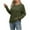 #H-Army Green, variant on GuangCheng Womens Solid Long Sleeve Tops Round Neck Knitted Warm Pullover Sweater Blouses