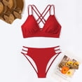 thumbnail image 6 of Bikini Set for Women Sporty Two Piece Swimsuit High Waisted Bottom Tummy Control Bathing Suit Comfortable Swimwear for Beach Activities Vacation Pool Party, 6 of 6