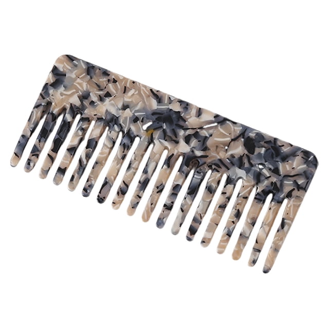 1pc Static Hair Comb Small Comb Shower Shampoo Detangler Comb Bargains Curl Plate Vinegar White Hairdressing Comb Vinegar Comb Geometric Comb Retro And