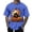 A108 Blue, variant on Glisme Men's Halloween T-Shirts Pumpkin Print Short Sleeve Crew Neck T-Shirt Party Loose Fit Men Tops
