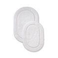thumbnail image 1 of Superior BATHRUG-OV2PC-WH Cotton Oval Bath Rug Set - White, 2 Pieces, 1 of 1