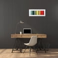 thumbnail image 3 of PI Studio 14x7 White Modern Wood Framed Museum Art Print Titled - Aurora Lights, 3 of 4