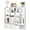 White, variant on Jpiziso 8 Cube Storage Organizer 48.75" x 9.4" x 25.1" Cubicle Shelf Bookcase White for Home Office Bedroom Living Room