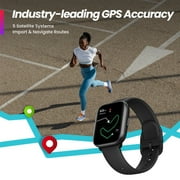 Amazfit Active Smart Watch 42mm,with AI Fitness & Sleep Coach, GPS, Bluetooth Calling & Music, 14 Day Battery, Fitness Tracker with 120+ Sports Modes, for Android & iPhone, Black