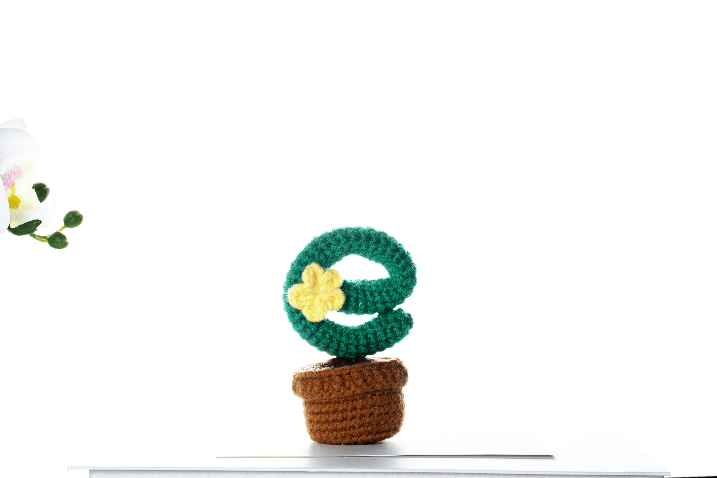 Potted Flower Amigurumi DIY Crochet Kit Wizardi F07N8-M18