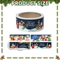 thumbnail image 2 of 1*3 Inch Merry Christmas Stickers Roll for Gift Packing, Cards, Envelopes, Party Supplies (Christmas 2), 2 of 8