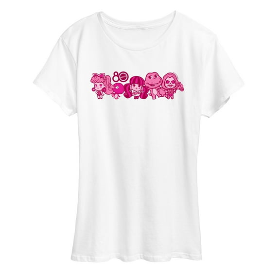 Mattel - 80Th Lineup Pink  - Women's Short Sleeve Graphic T-Shirt