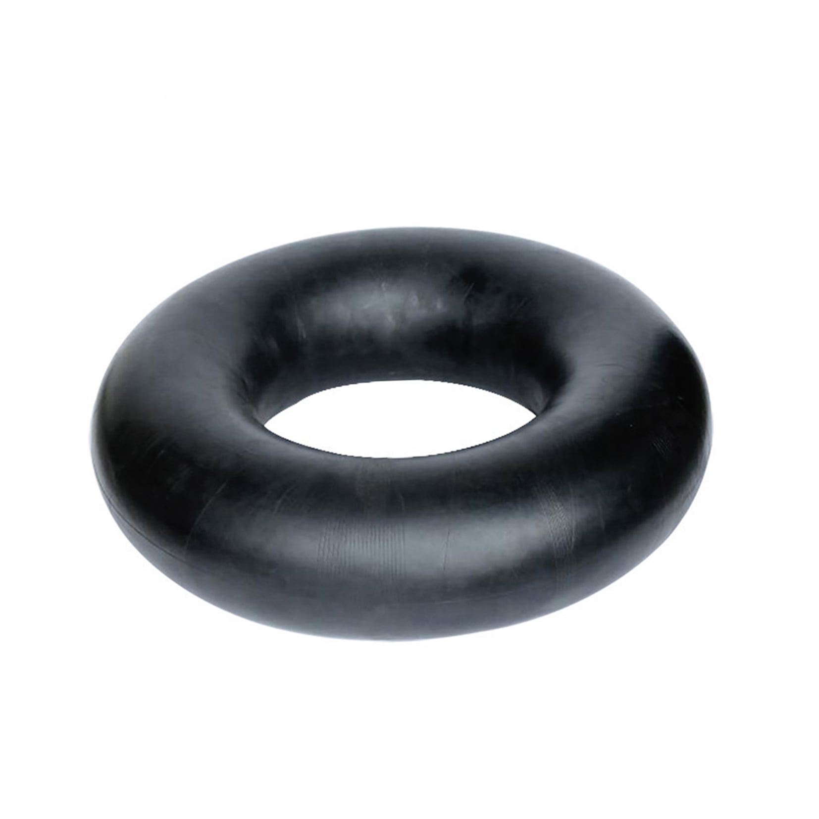 FONDOTIN Inflatable Snow Sled in Black, Thickened Material with Fast Deflation Valve for Outdoor Winter Sliding Fun