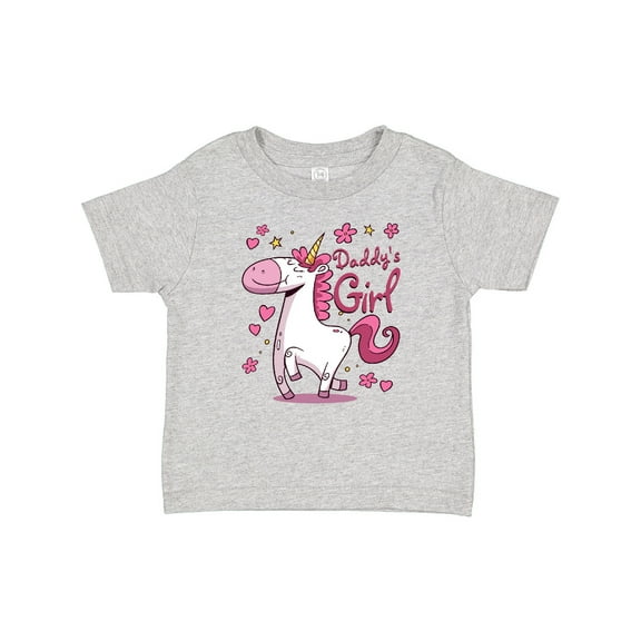 Inktastic Daddy's Girl Unicorn Girls Baby T-Shirt