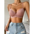 thumbnail image 4 of Floral Lace Underwire Push Up Bra Lingerie, 4 of 4