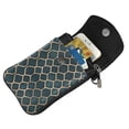 thumbnail image 3 of Cross-Body Bag Flip Phone Bag 7.6inx4.9in Durable Waterproof Pu Leather Small Size But Spacious Magnet Button Leopard Skin Print Style Darkgreen_3, 3 of 5