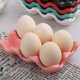 thumbnail image 4 of Ceramic Egg Holder 6 Cups Porcelain Egg Tray Set Kitchen Restaurant Fridge Storage Decorative Access, 4 of 5
