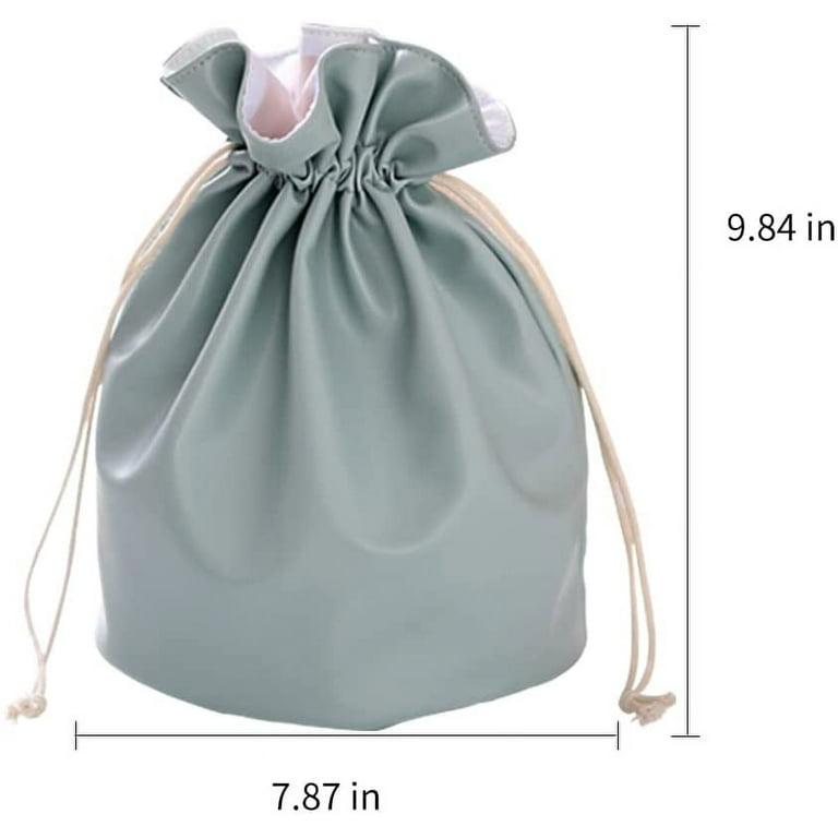 Lazy Drawstring Makeup Bag Drawstring Waterproof Cosmetic Bucket