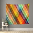 thumbnail image 2 of Balery Abstract Watercolors Tartan Pattern Tapestry 60x51 Inches - Large Wall Hanging Tapestry for Bedroom, Living Room, Dorm Decor - Artistic and Aesthetic Room Decor, 2 of 9