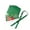 Green, variant on Ilmart Christmas Money Envelopes with 6 Card Slots, Holiday Red Envelope Gift Cards for Cash, Party Favor for Kids Family, 19 x 13 cm, Red