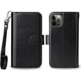 thumbnail image 2 of navor Universal Car Mount & Magnetic Detachable Wallet Case [RFID Protection] [10 Card Pockets] [3 Money Pockets] Compatible for iPhone 12 Pro [6.1 Inch] JOOT-3L Series [Black], 2 of 7