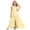 Yellow, variant on Gunia Formal Dresses For Girls Ruffle Dress Asymmetrical Layered Party Gown Wedding Birthday Celebration Sundress Light Purple Dress For Girls 6-14 Years