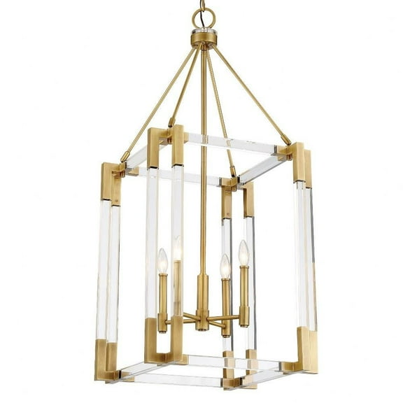 4 Light Pendant-42.5 inches Tall and 19.25 inches Wide Bailey Street Home 109-Bel-4974487