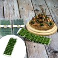 thumbnail image 1 of 40 Pcs Arbustes Miniatures Mélangés Vert Foncé, 1 of 8