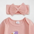 thumbnail image 4 of Staki Bamboo Onesies Baby Girls Baby Long Sleeve Romper Jumpsuit, Premium Soft Rayon One Piece Pajamas Girl Coverall Sleeper(Pink,NewBorn), 4 of 6