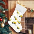 thumbnail image 5 of Coolnut Christmas Stockings Tractor Excavator , 1 Pack 17.7" Xmas Fireplace Santa Socks Christmas Tree Hanging Stockings Decoration for Christmas Holiday Xmas Gift, 5 of 6