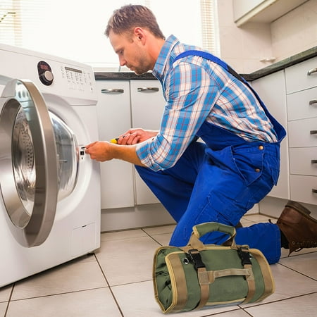 HOOWIFFY Heavy Duty Dark Green Tool Bag Made with Oxford Fabric for Hardware and Electrical Tool Storage HOOWIFFY Heavy Duty Dark Green Tool Bag Made with Oxford Fabric for Hardware and Electrical Tool Storage